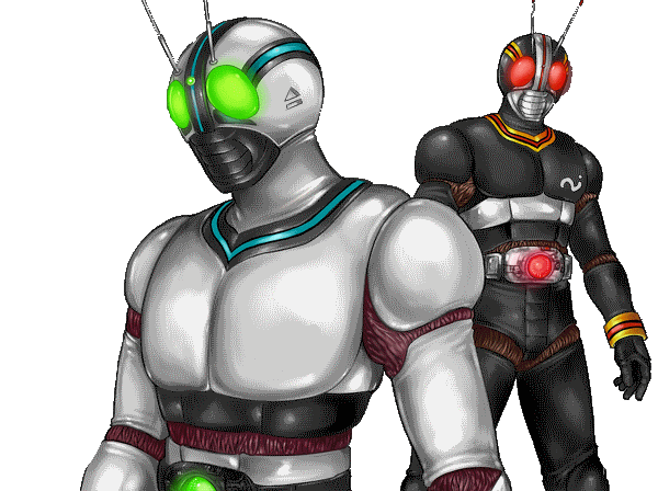White Rider Superhero White Rider and Black Rider by HeatnixRider on DeviantArt