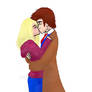 DoctorWho and Rose-KissColored