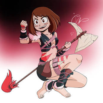 Barbarian Ochako by jkalsop