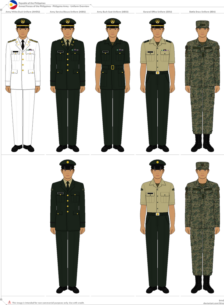 Philippine Army Uniform Png