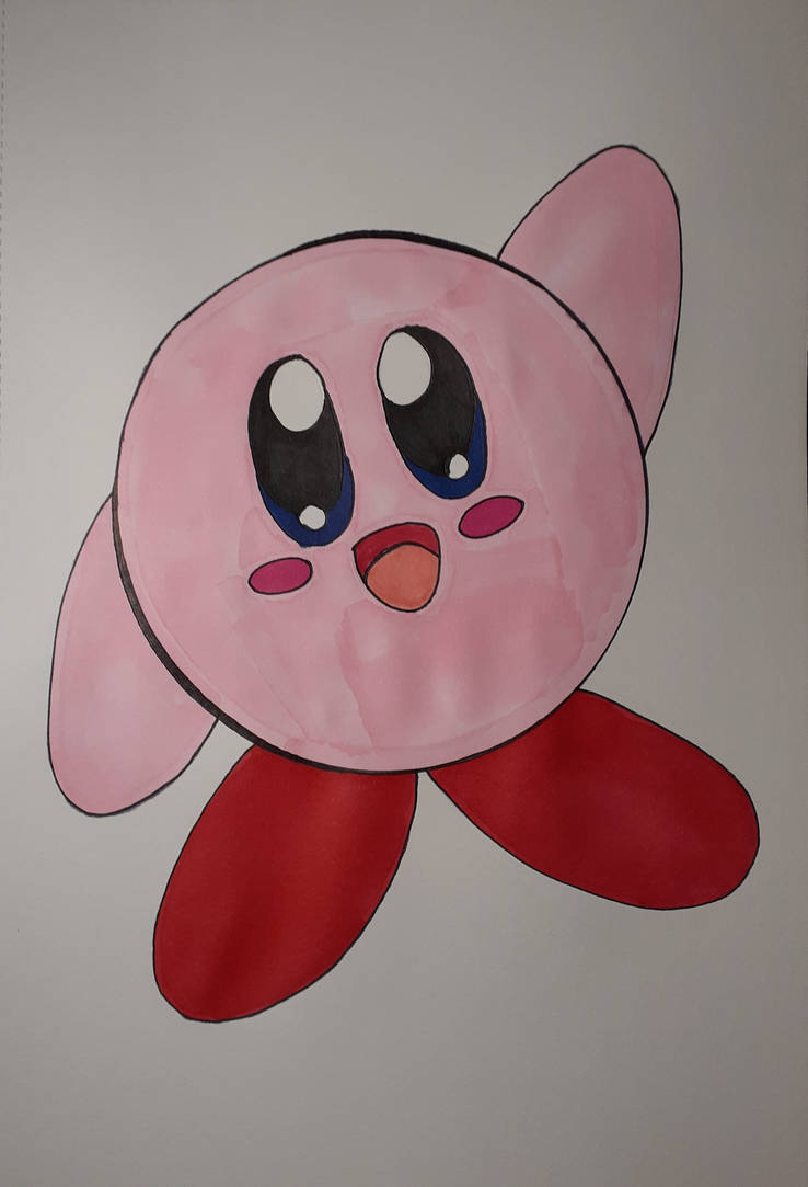 Kirby says hi! by lucario58067 on DeviantArt