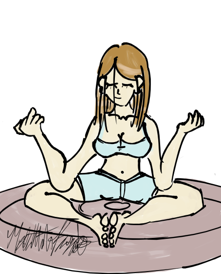 Kaili Meditating