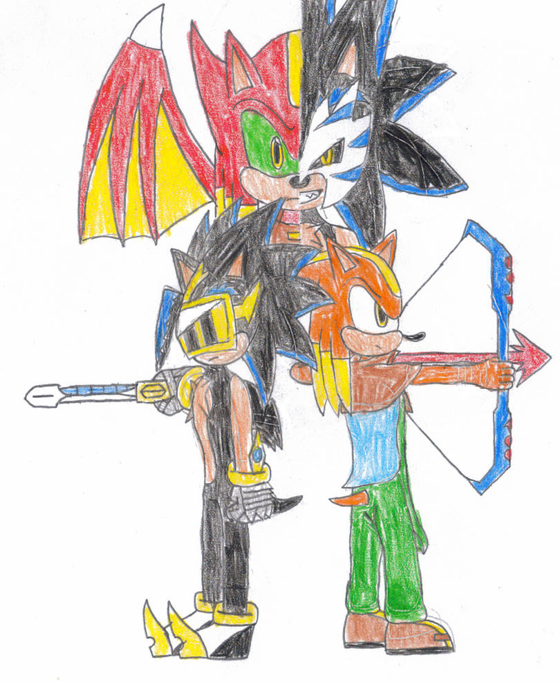 RoX and Pyro-Knight and Archer by King-of-Whatever on DeviantArt