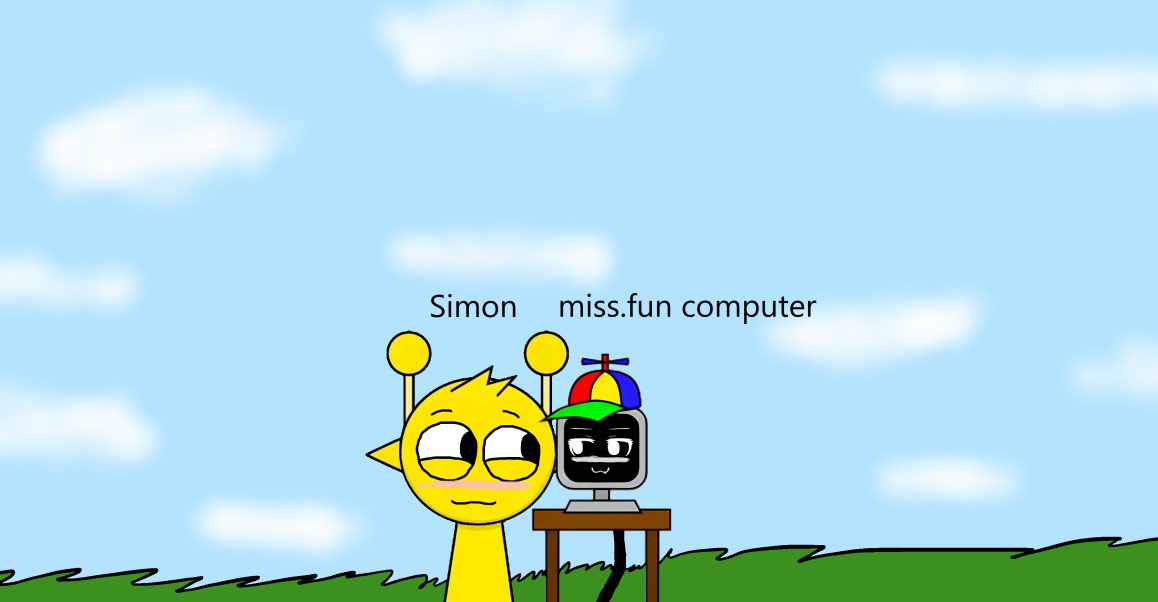 Simon and Miss.Fun computer by Skell1245 on DeviantArt