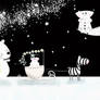 A wedding in polar snowfields