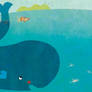 With the whale