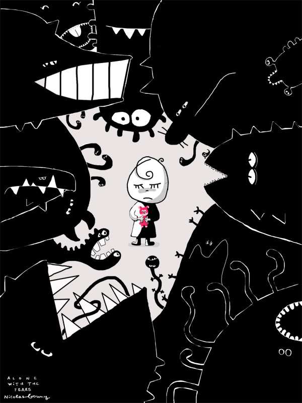 Alone with the fears