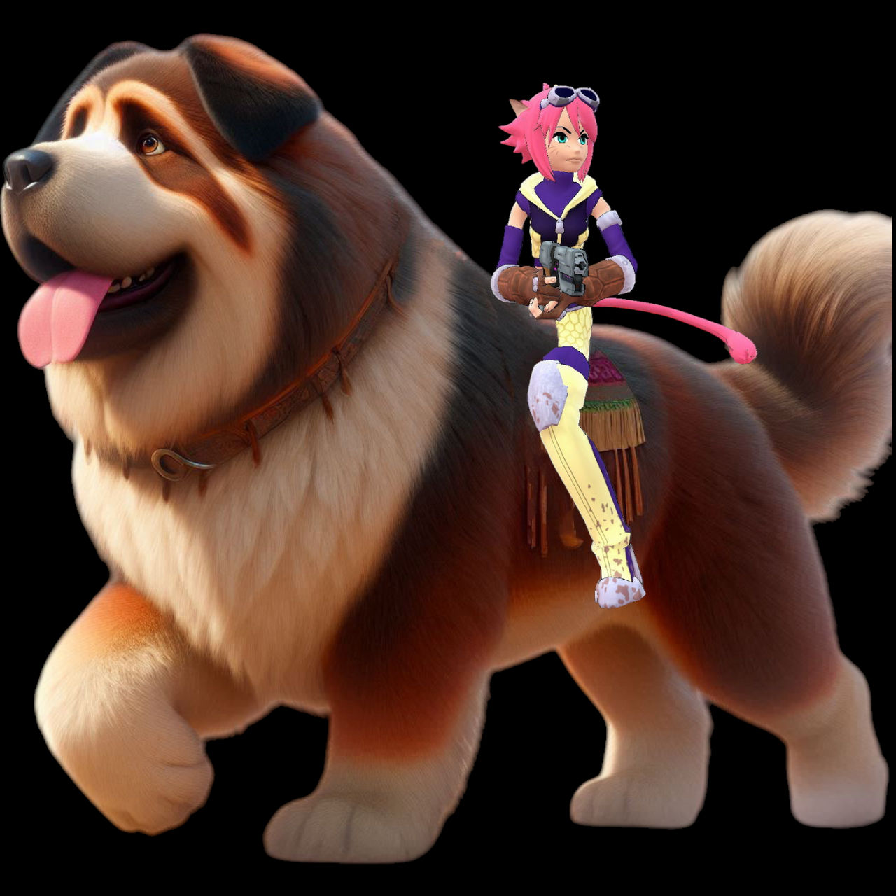 Kit Riding Bs Kit Ballard riding big dog by thatguy3245 on DeviantArt