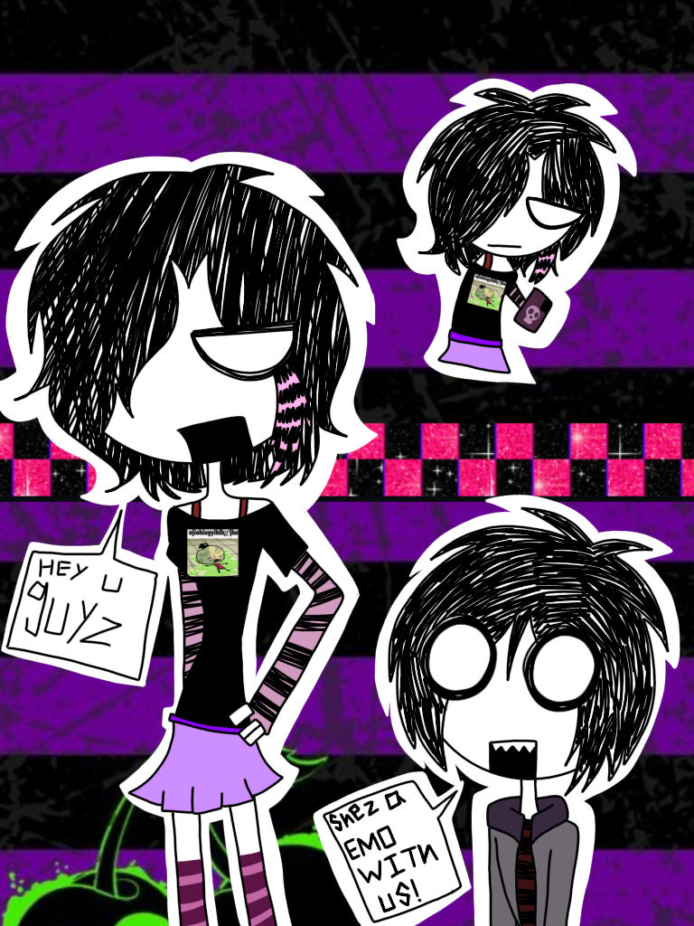 Anonymous Emo Emo girl by Alyv1a13 on DeviantArt