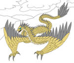 Lightning Amphiptere Color1 by Satin-Bowerbird