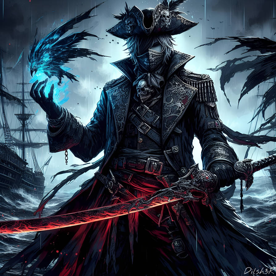 The Phantom Captain of the Dark Waters by Dilsh3R on DeviantArt