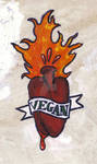 Vegan Heart by knockdownginger
