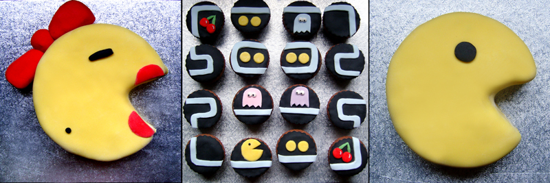 Mr and Mrs Pacman Cakes