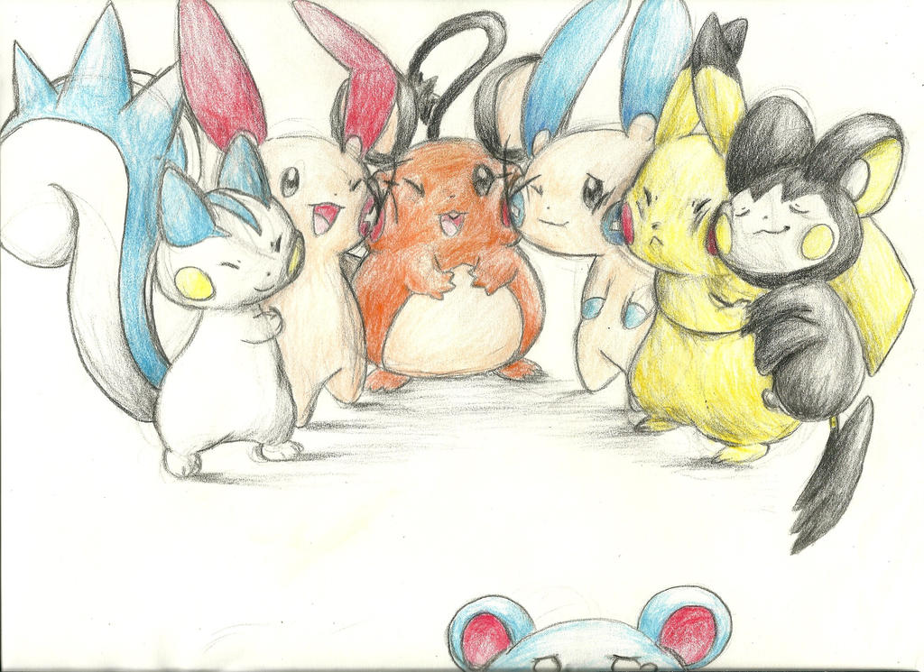 Pikaclone nuzzle party