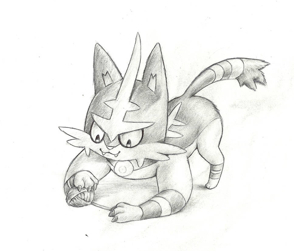 Buff cat's yarn ball by Mon311 on DeviantArt