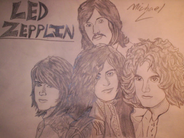 Led Zeppelin Line Drawing Led Zeppelin by MIKEL01 on DeviantArt