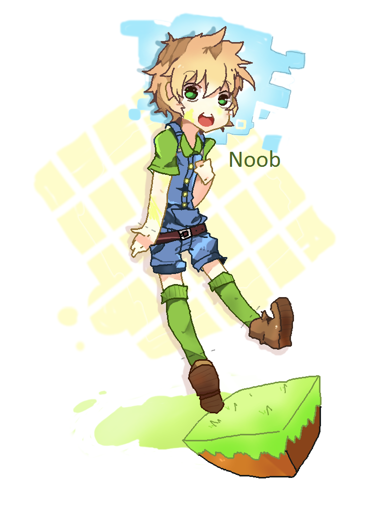 Roblox Noob By Xxkami Kunxx On Deviantart - anime roblox noob avatar