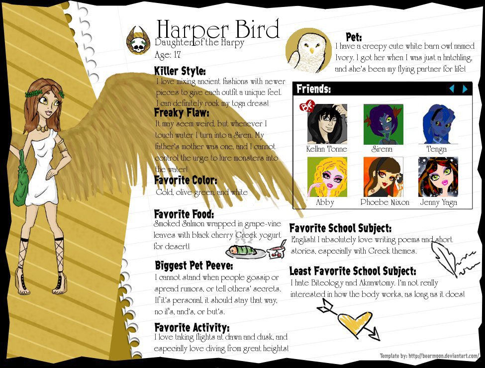 Harper Bird: Bio page