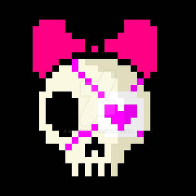 💀Arcade Hero💀 on X: My little #SkullKid for today's @Pixel_Dailies  #pixel_dailies 64x64, 5 colors #pixelart #pixels #pixel #skull   / X