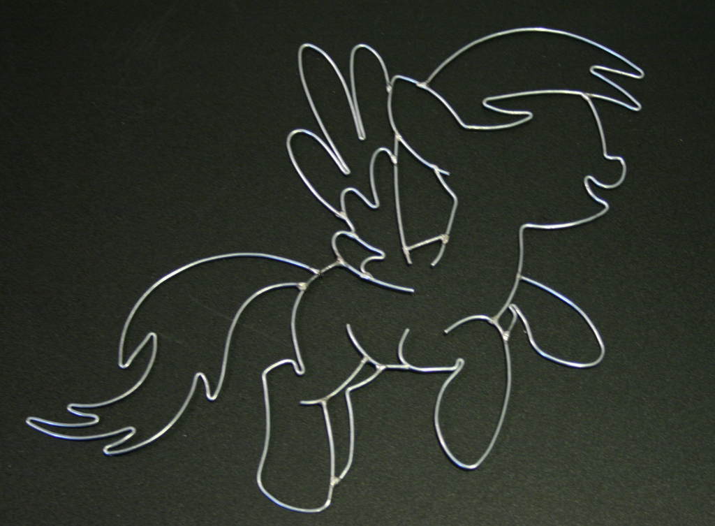 Derpy Hooves wire art