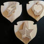 Cutie Mark Crusaders - Wood Cutie Mark Plaques