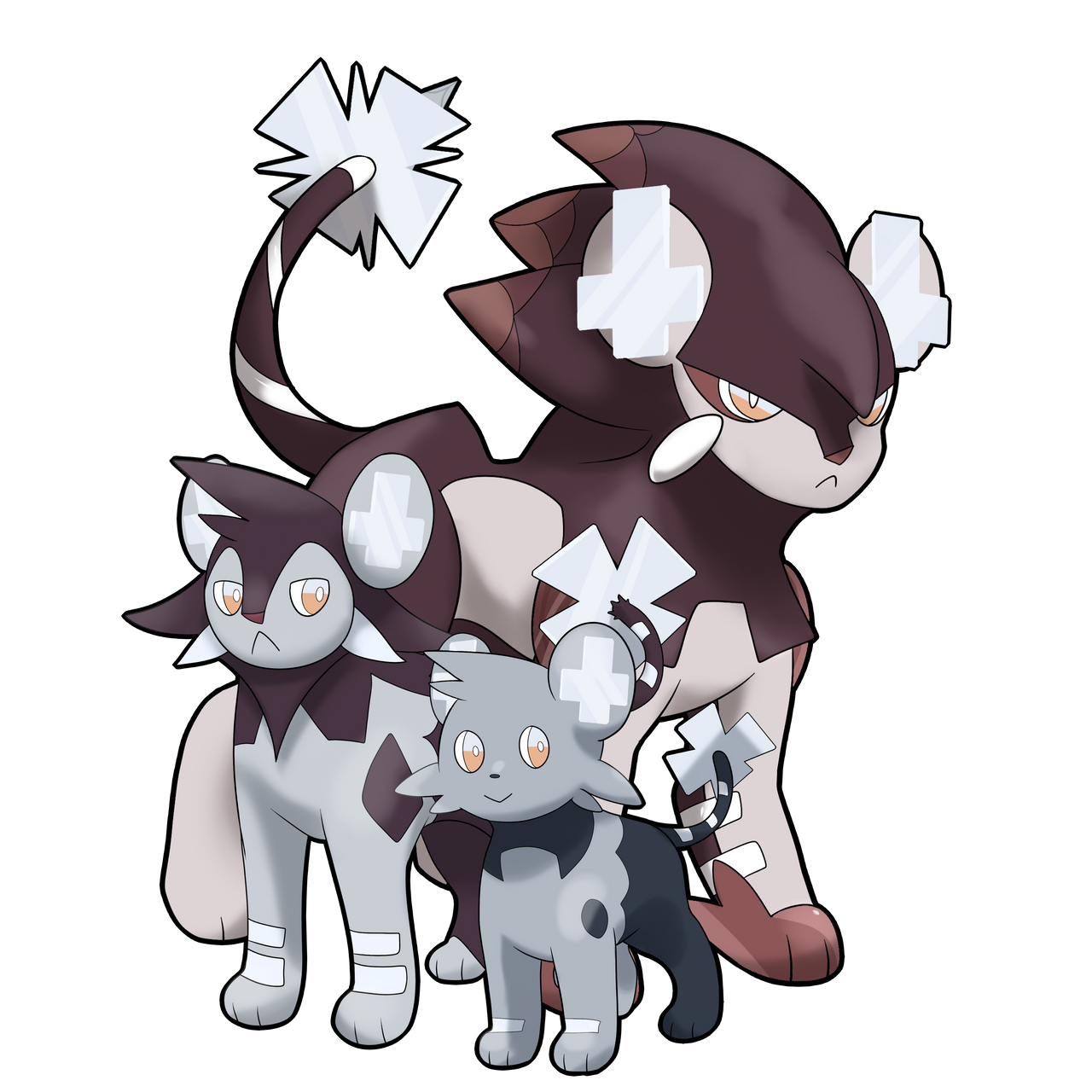 Shix Regional Shinx Line by Doukz on DeviantArt