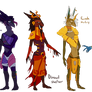 Four ancient sages