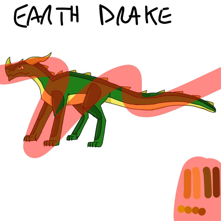 Earth drake by Tesal0 on DeviantArt