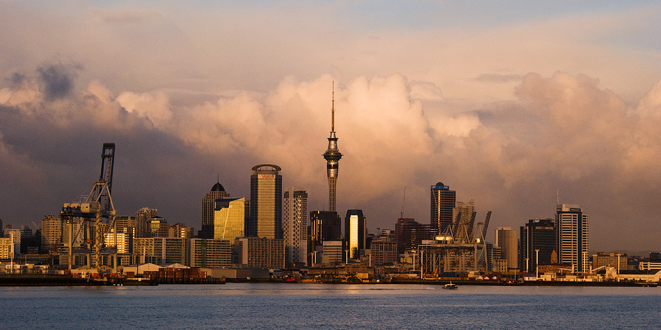 Sunrise III: Auckland Skyline