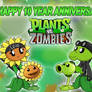 Happy 10 year anniversary Plants vs Zombies!