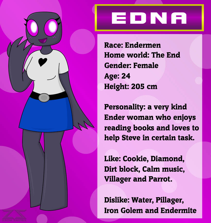 Edna full reference by ZeonSniper on DeviantArt