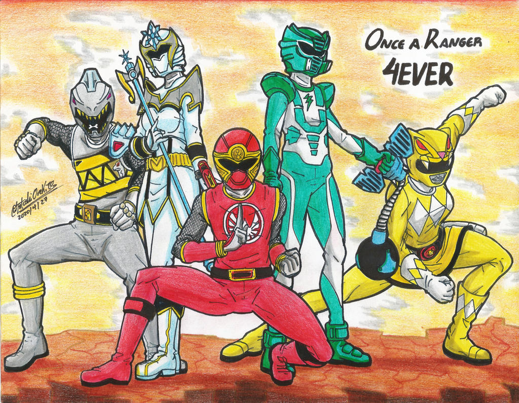 2020.4.27 - Once A Ranger 4Ever - Power Rangers by SatoshiOreki20 on ...