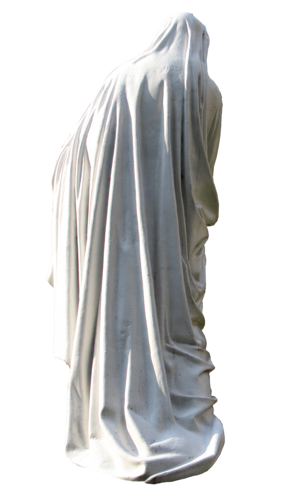 Saint Marry Statue. back view