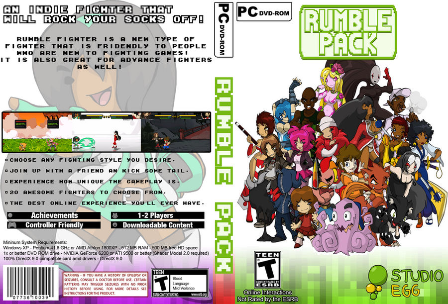 Action Pack Rumble.com Rumble Pack PC DVD Box Art by Dante909 on DeviantArt