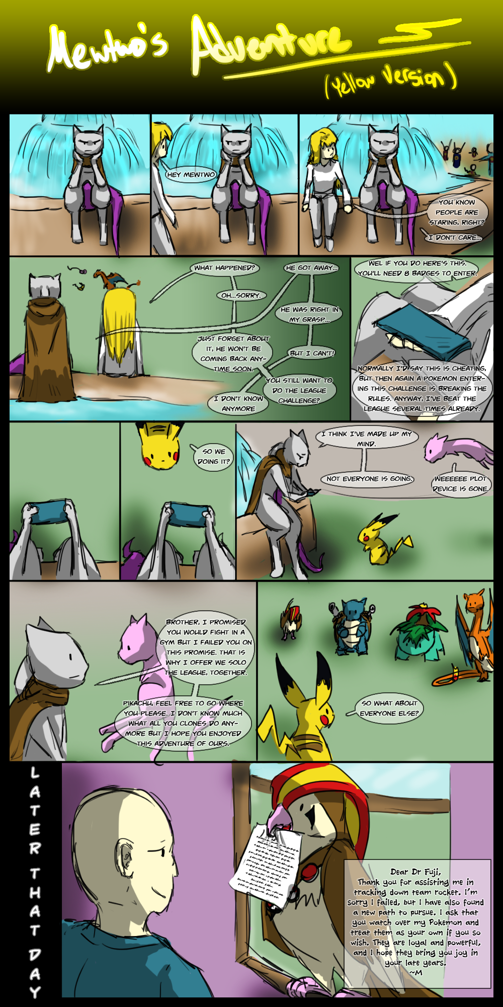 Pokemon Yellow Adventure 14 by Pokemontrainergigi on DeviantArt