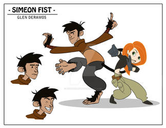 Kim Possible Style Character - Simeon Fist