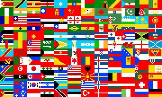 The flags of the world. by RedstoneNarcissist on DeviantArt