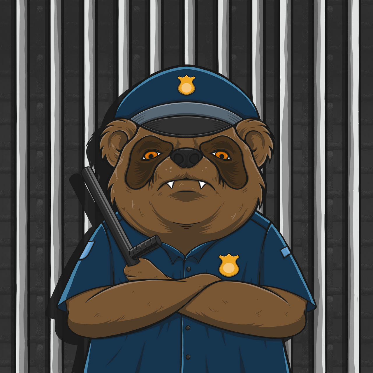 Police Bear Pattern Police Bear by Mnj1997 on DeviantArt