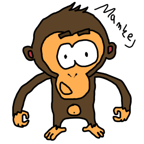 Monkey Fanart by mankej on DeviantArt