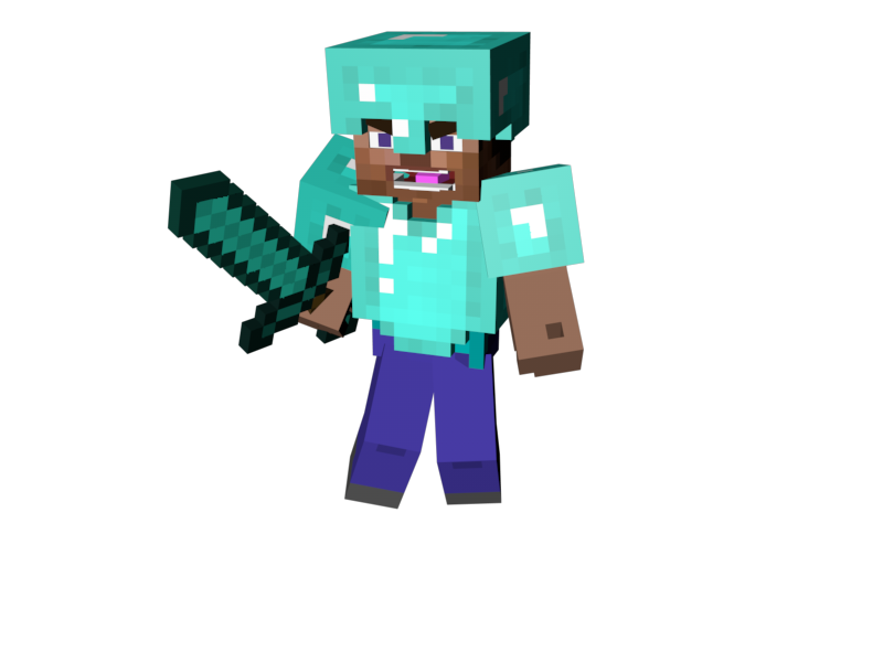 Minecraft Steve Rendering Minecraft Steve 3d Render #3 by mankej on DeviantArt