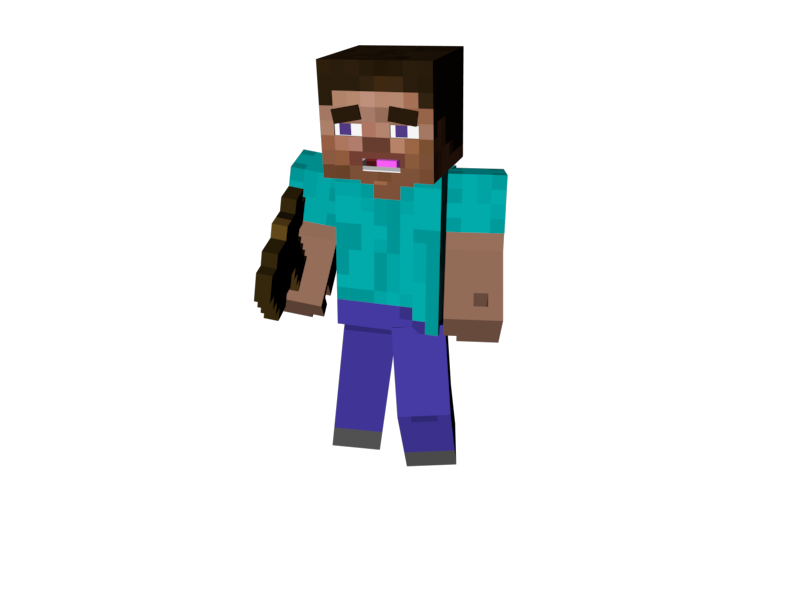 Minecraft Steve 3d Render #5 by mankej on DeviantArt