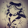 Sailor Mars sketch