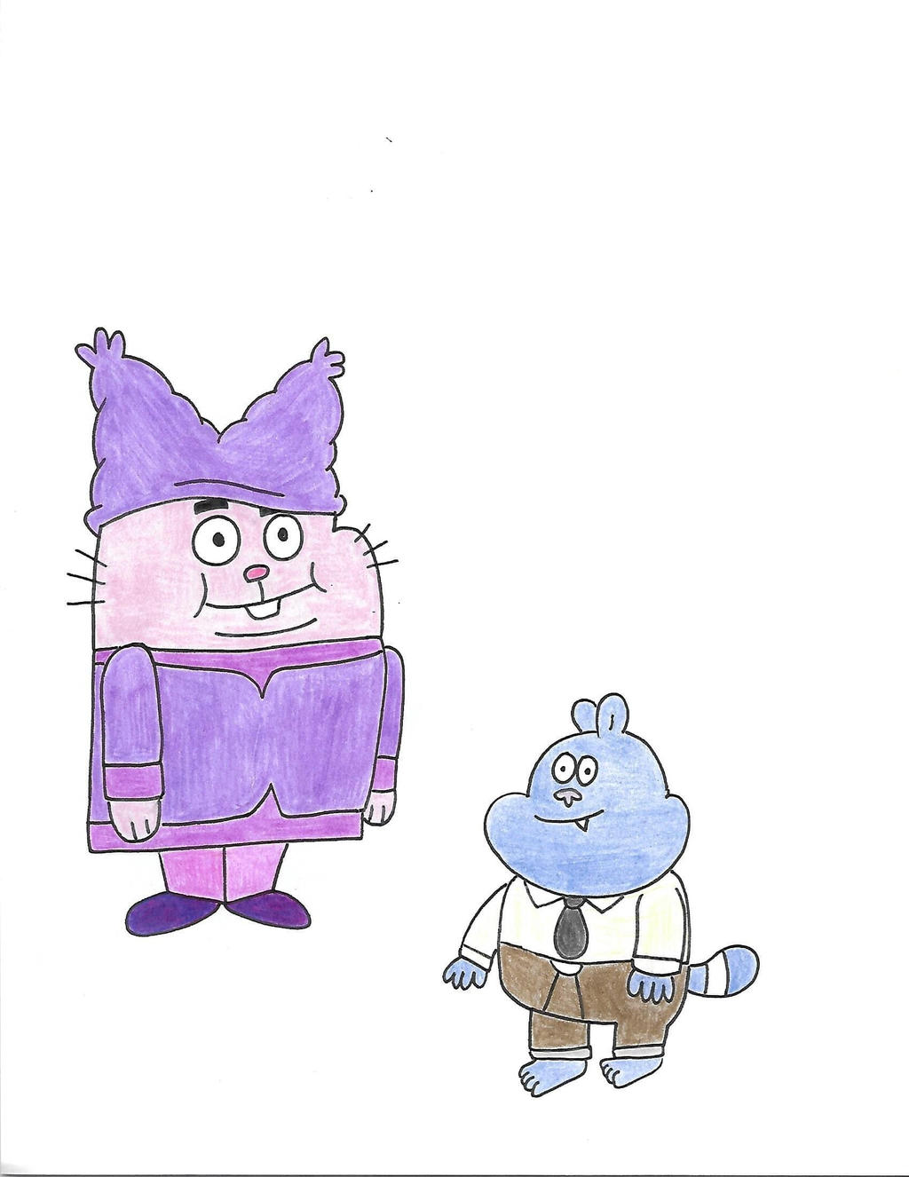 Chowder Richard Richard Watterson and Chowder switch clothes by VideogameGamer on ...