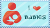 I HEART babies by yarnluv