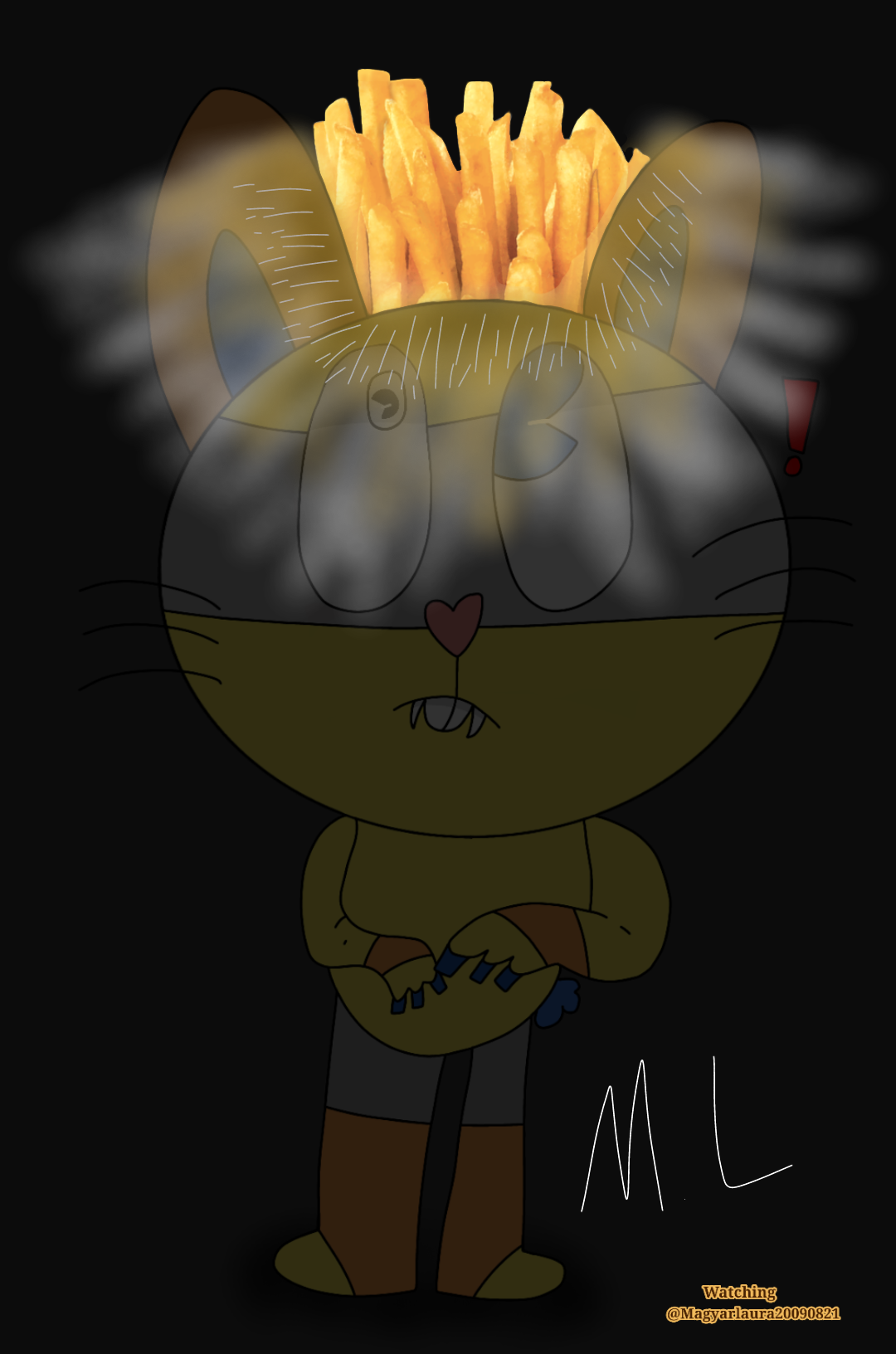 Htf Volectro the Hair French fries by Magyarlaura20090821 on DeviantArt