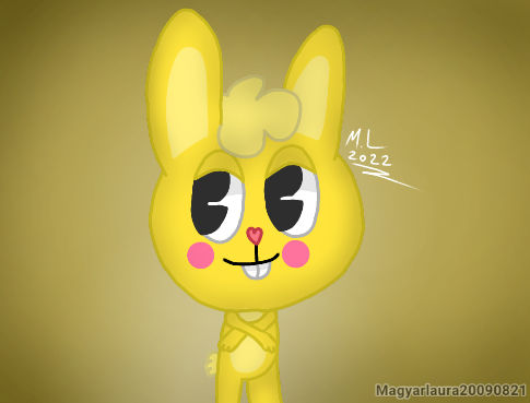 HTF Cuddles the Rabbit 2022 by Magyarlaura20090821 on DeviantArt