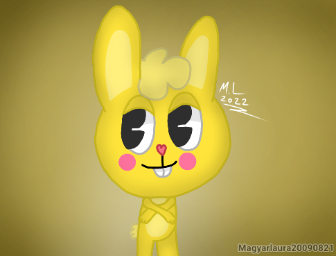 HTF Cuddles the Rabbit 2022 by Magyarlaura20090821 on DeviantArt