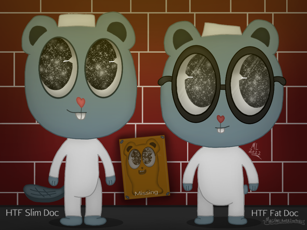 // HTF Fat Doc and HTF Slim Doc // by Magyarlaura20090821 on DeviantArt