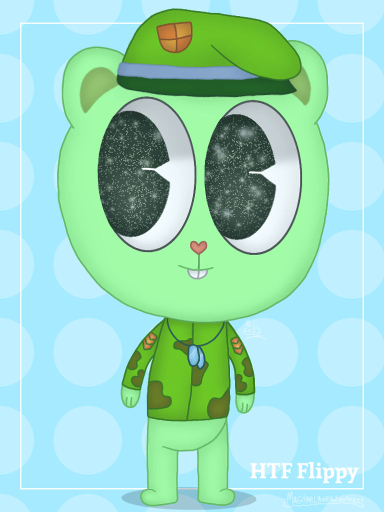 // HTF Flippy // by Magyarlaura20090821 on DeviantArt