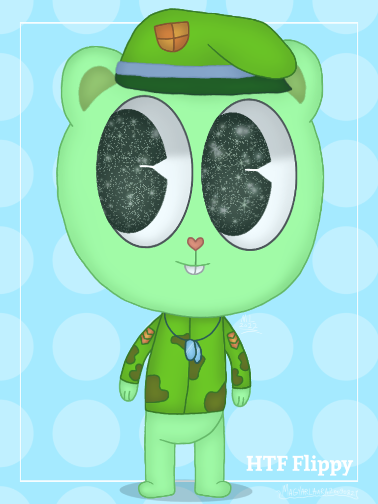 // HTF Flippy // by Magyarlaura20090821 on DeviantArt